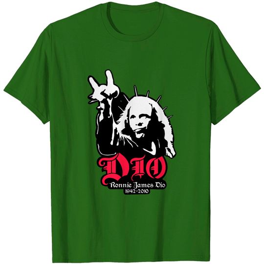 Discover Ronnie James Dio Tshirt Classic Guys Unisex Tee Tee Shirt Classic T-Shirt