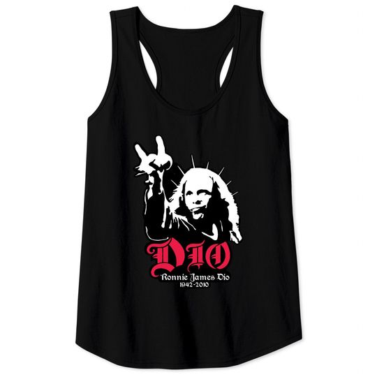 Discover Ronnie James Dio Tshirt Classic Guys Unisex Tee Tee Shirt Classic Tank Tops