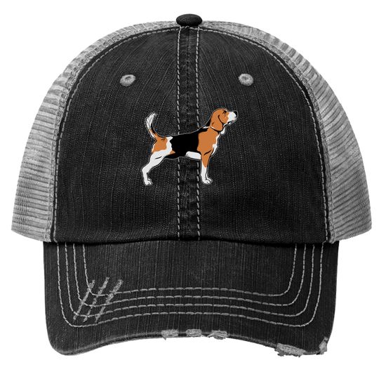Discover English Foxhound Trucker Hats