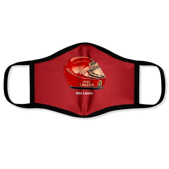 Discover niki lauda helmet Face Masks