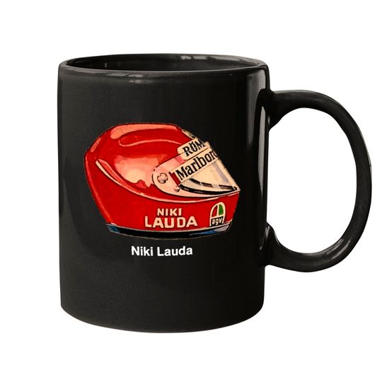 Discover niki lauda helmet Mugs