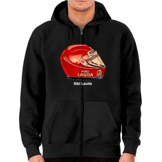 Discover niki lauda helmet Zip Hoodies