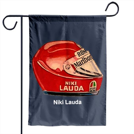 Discover niki lauda helmet Garden Flags