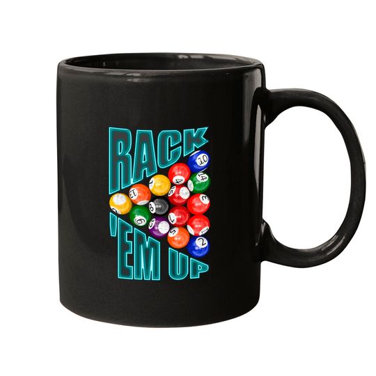 Discover Rack’em Up Billiards - Pool Player - Mugs