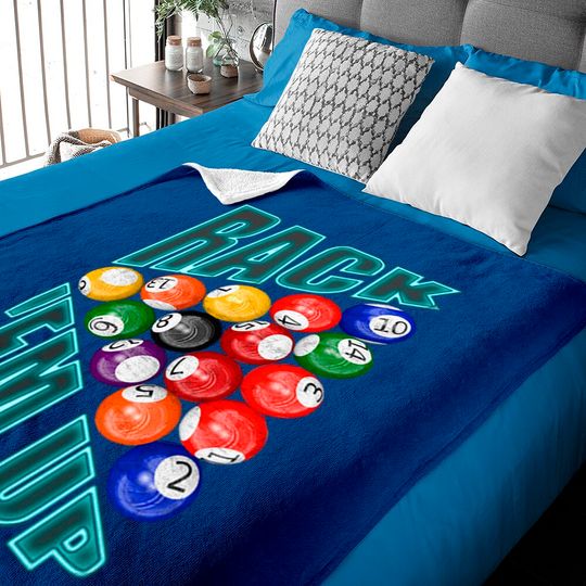 Discover Rack’em Up Billiards - Pool Player - Baby Blankets