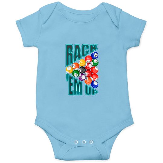 Discover Rack’em Up Billiards - Pool Player - Onesie