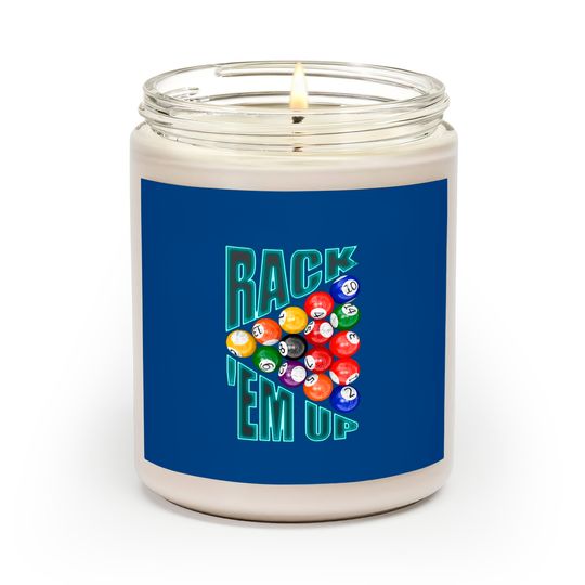 Discover Rack’em Up Billiards - Pool Player - Scented Candles