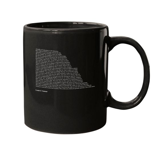 Discover Louis L'Amour Quotes - Louis Lamour - Mugs
