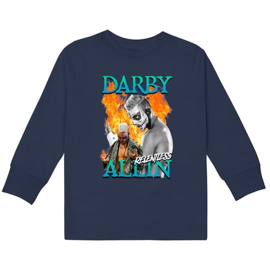 Discover Darby Vintage - Darby Allin -  Kids Long Sleeve T-Shirts