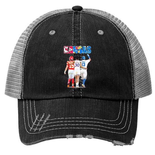 Discover KU Kansas Jayhawk 2022 Champions Mens Basketball Trucker Hats