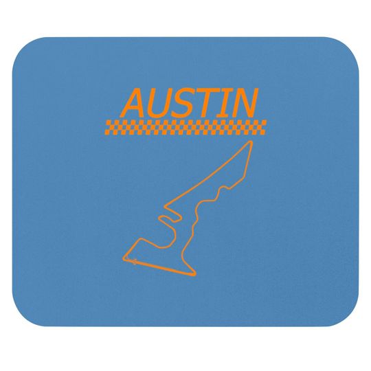 Discover Race Track In Austin Car Racing Circuit Fan Gift T Mouse Pads