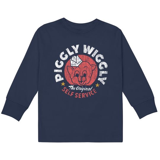 Discover Piggly Wiggly - Piggy -  Kids Long Sleeve T-Shirts