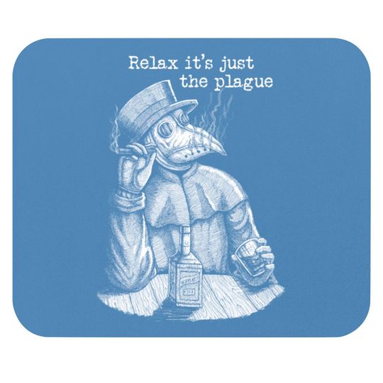 Discover Vintage Plague Doctor Mouse Pad - Just The Plague