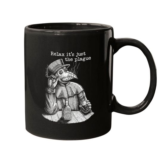 Discover Vintage Plague Doctor Mug - Just The Plague