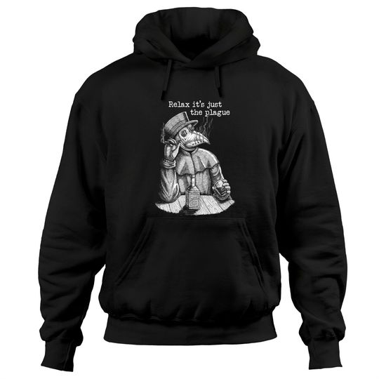 Discover Vintage Plague Doctor Hoodie - Just The Plague