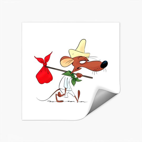 Discover Slowpoke Rodriguez - Mouse Cartoon - Stickers