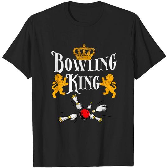 Discover Bowling King And Queen Couple Matching Team Bowling Shirt
