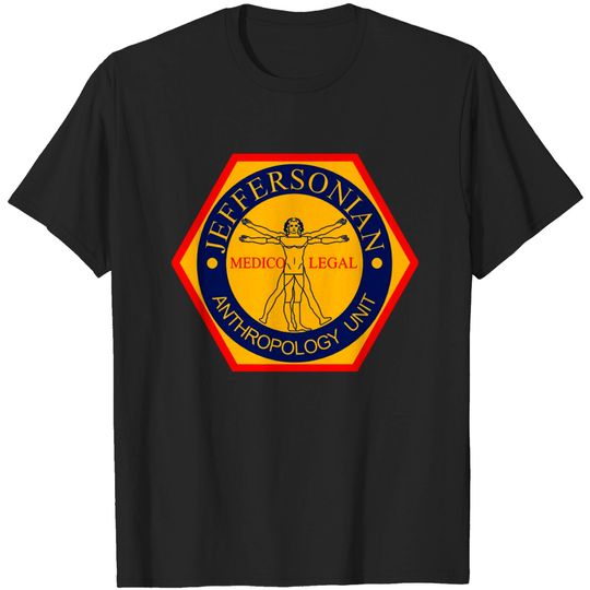 Discover Jeffersonian Badge - Bones - T-Shirt