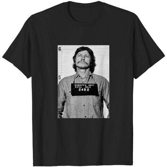 Discover Charles Bronson Mugshot T Shirt Vintage Western Clint Eastwood T Shirt