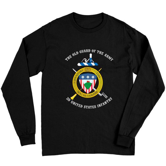 Discover 3d US Infantry Regiment (The Old Guard) unofficial crest - Crest - Long Sleeves