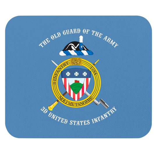Discover 3d US Infantry Regiment (The Old Guard) unofficial crest - Crest - Mouse Pads