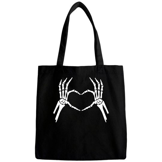 Discover Love Skeleton Hands Love Hands Heart Bags