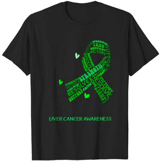 Discover Liver Cancer Awareness Liver Cancer Awareness Her Fight is our Fight 2 T-Shirt