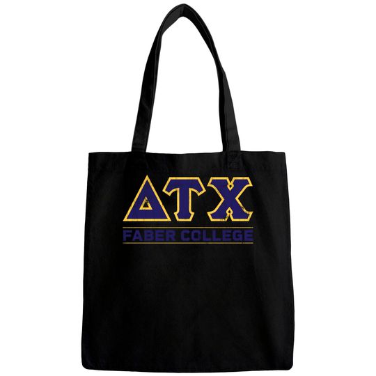 Discover Delta Tau Chi - Faber College - Delta House - Bags