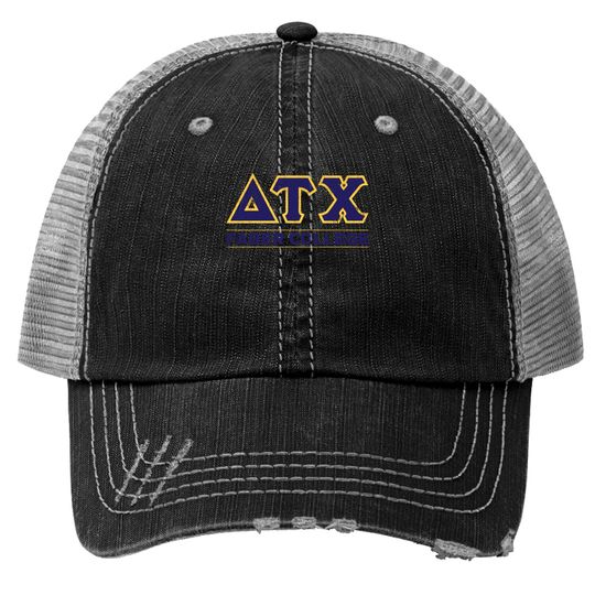 Discover Delta Tau Chi - Faber College - Delta House - Trucker Hats