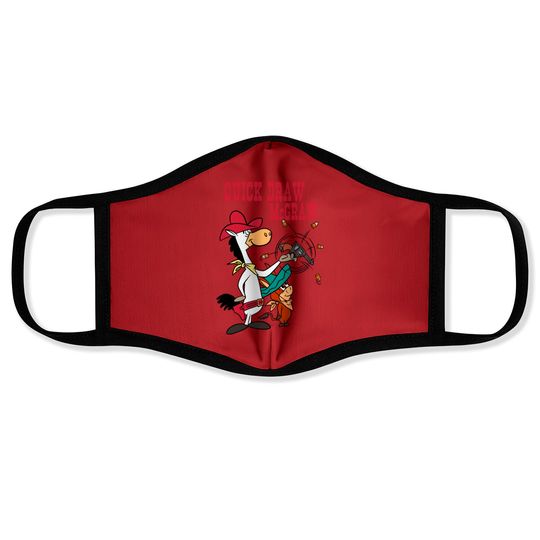 Discover Quick Draw mcgraw - Quick Draw Mcgraw - Face Masks