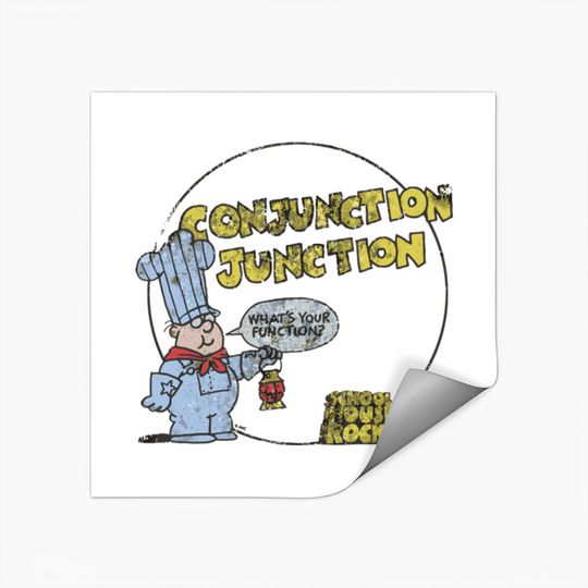 Discover Schoolhouse Rock Conjunction Junction Stickers