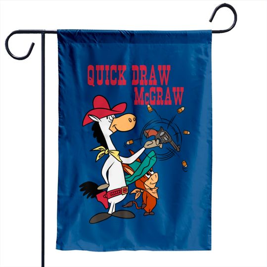 Discover Quick Draw mcgraw - Quick Draw Mcgraw - Garden Flags