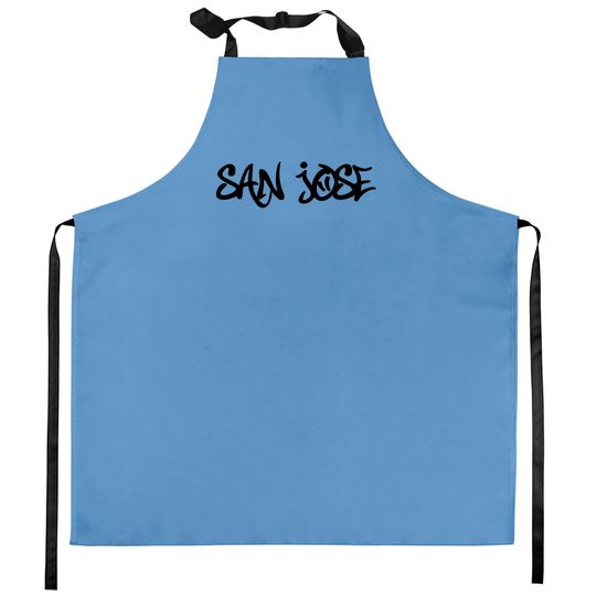Discover San Jose Graffiti Kitchen Aprons