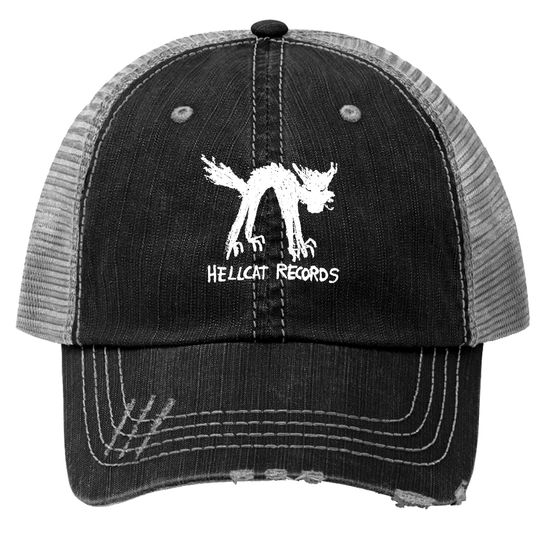 Discover Hellcat Records Print Trucker Hat