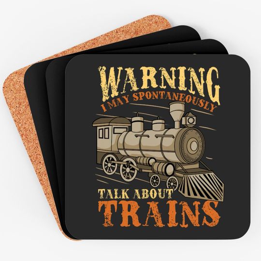 Discover Trains Railroad Train Lover - Train - Coasters