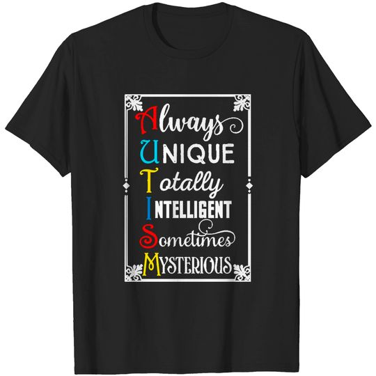 Discover Autism Awareness  A U T I S M T-Shirt