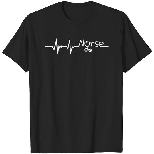 Discover Nurse N U R S E H E A R T B E A T T E E T-Shirts