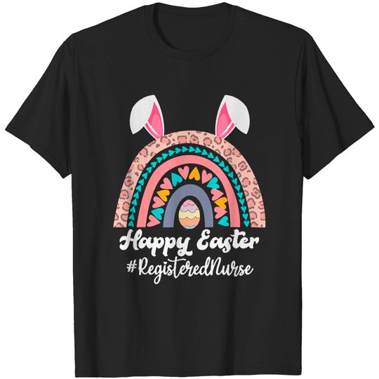 Discover Registered Nurse Happy Easter T-Shirt - Funny Bunny Design