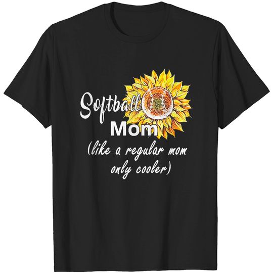 Discover Softball Mom - Cooler than a Regular Mom T-Shirt