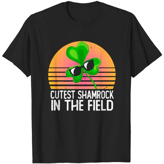 Discover Unknown St Patricks Day Cutest Shamrock In The Field Kids Toddler T-Shirts