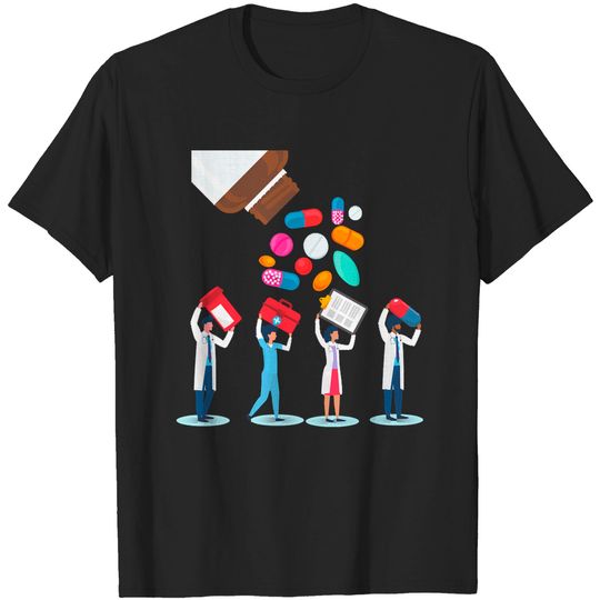 Discover Pharmacy Pills on People T-Shirts