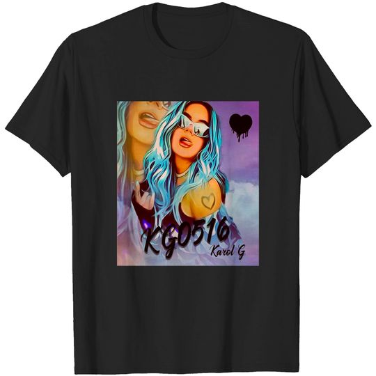 Discover Karol G shirt,La Bichota Karol G KG0516 Reggeaton Black T-SHIRt