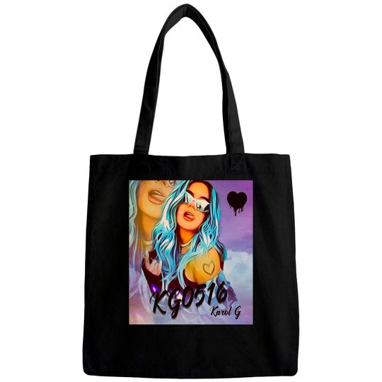 Discover Karol G shirt,La Bichota Karol G KG0516 Reggeaton Black Bags