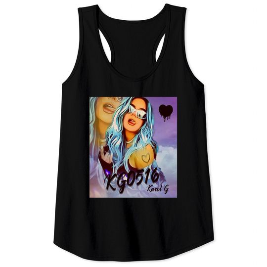 Discover Karol G shirt,La Bichota Karol G KG0516 Reggeaton Black Tank Tops