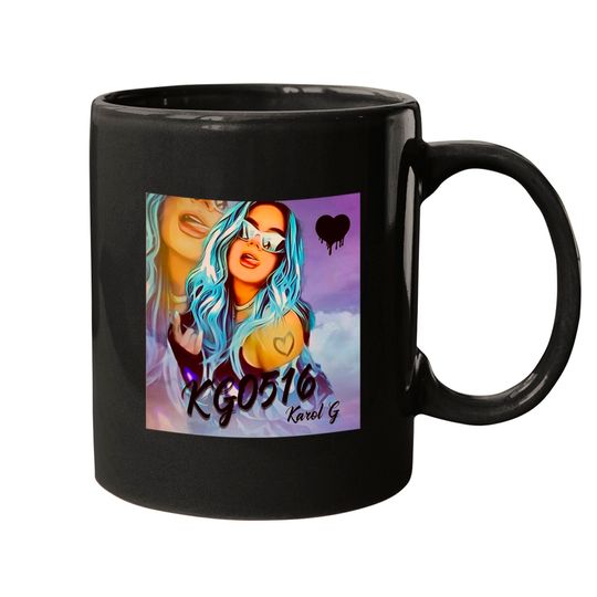 Discover Karol G Mug,La Bichota Karol G KG0516 Reggeaton Black Mugs