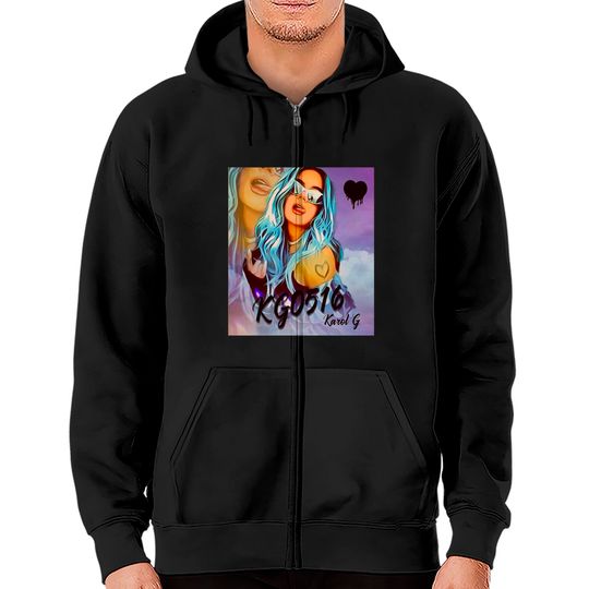 Discover Karol G shirt,La Bichota Karol G KG0516 Reggeaton Black Zip Hoodies