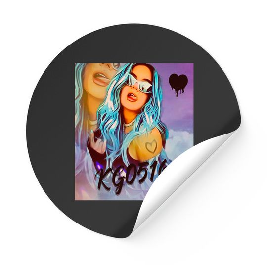 Discover Karol G Sticker,La Bichota Karol G KG0516 Reggeaton Black Stickers
