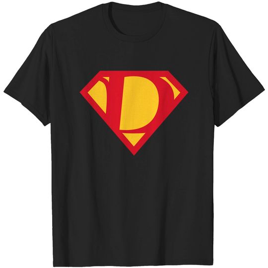 Discover Letter D - Superman - T-Shirt