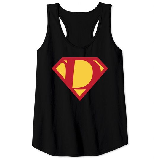Discover Letter D - Superman - Tank Tops