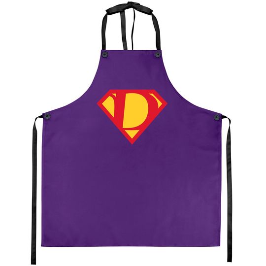 Discover Letter D - Superman - Aprons
